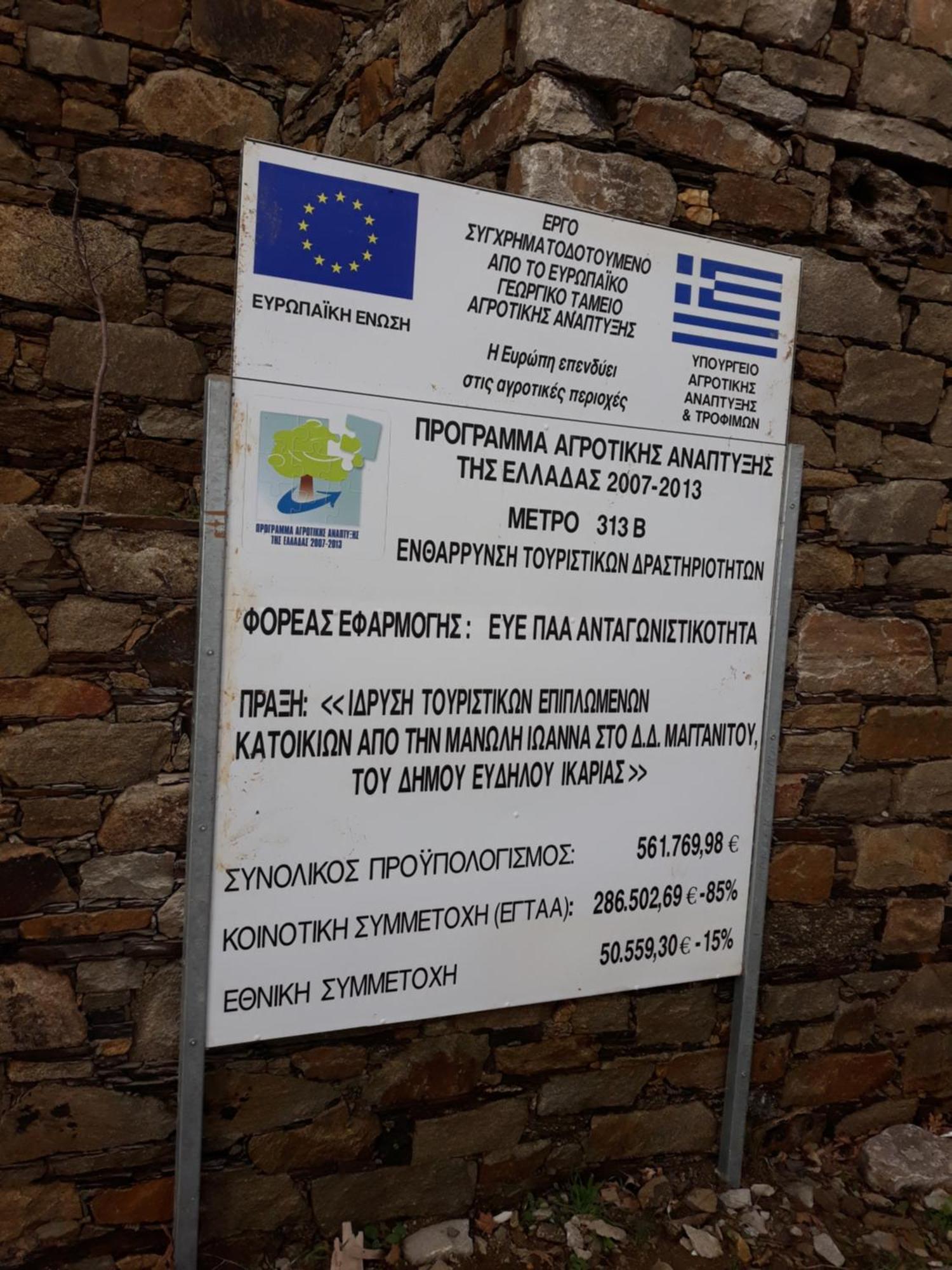 Ικαριων Γη Villa Manganítis Dış mekan fotoğraf